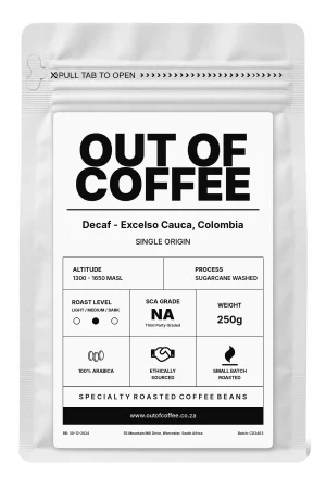 Decaf Excelso Cauca, Colombia